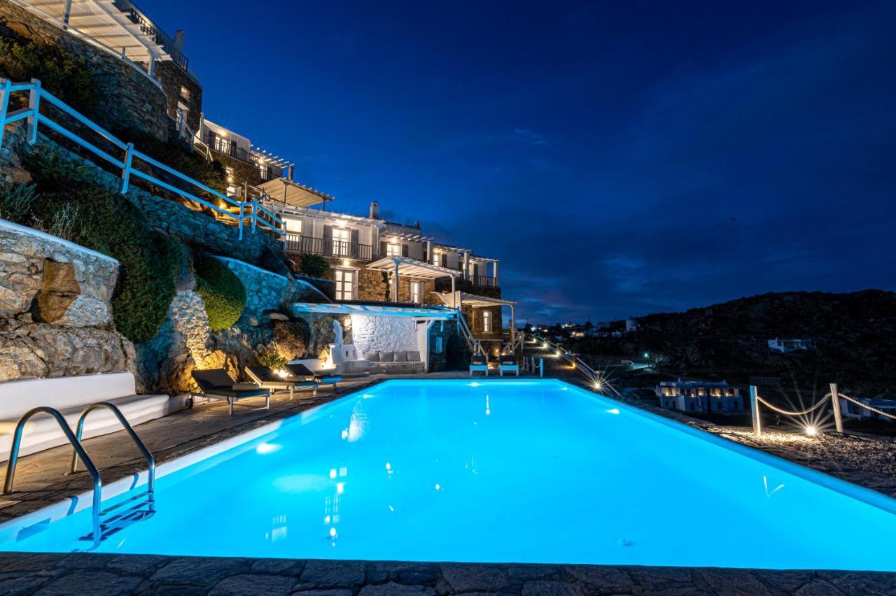 Villa Thelgo Mykonos Psarou  Bagian luar foto