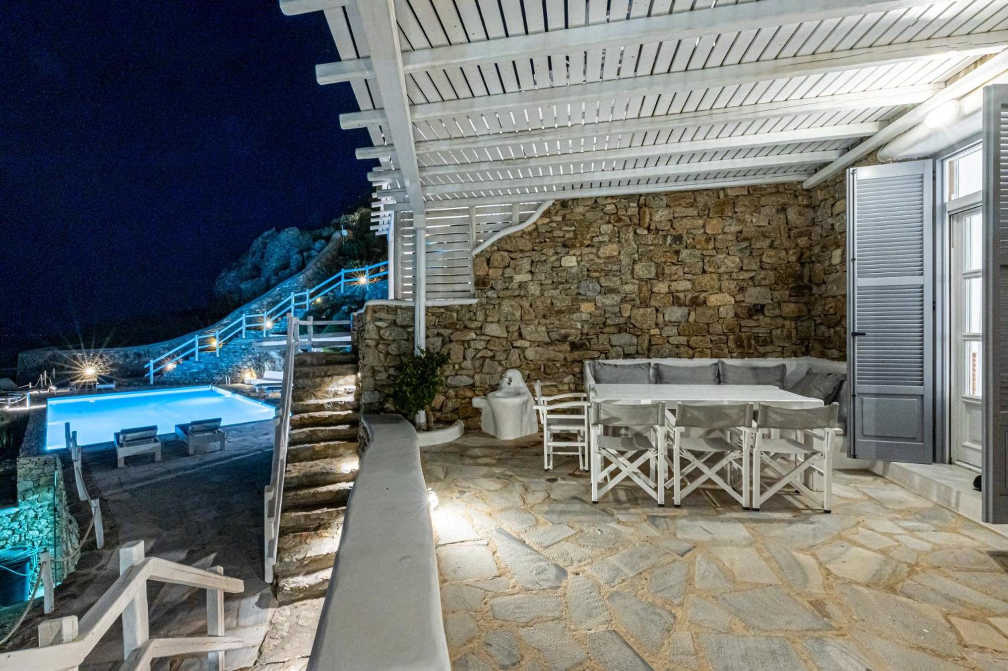 Villa Thelgo Mykonos Psarou  Bagian luar foto